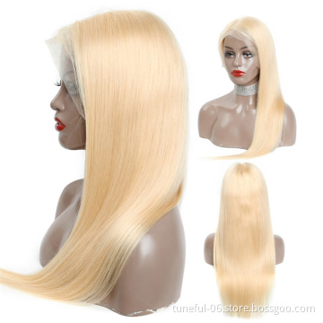 cheap wigs with lowest price invisible hd lace frontal wig human hair wigs deep wave human hair blonde